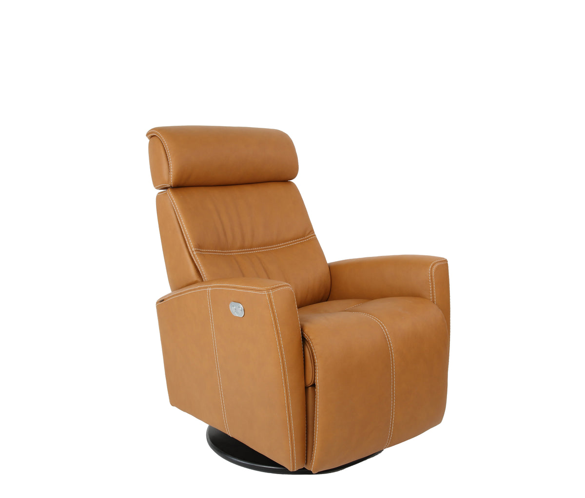 Fjord's Milan Power Recliner w/Swivel Base - Small Power Recliner