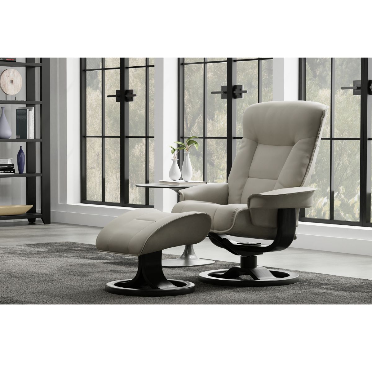 Fjord's Bergen Chair and Ottoman | Forever Furniture